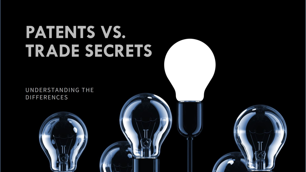 Patents vs. Trade Secrets: What’s Right for Your Business?
