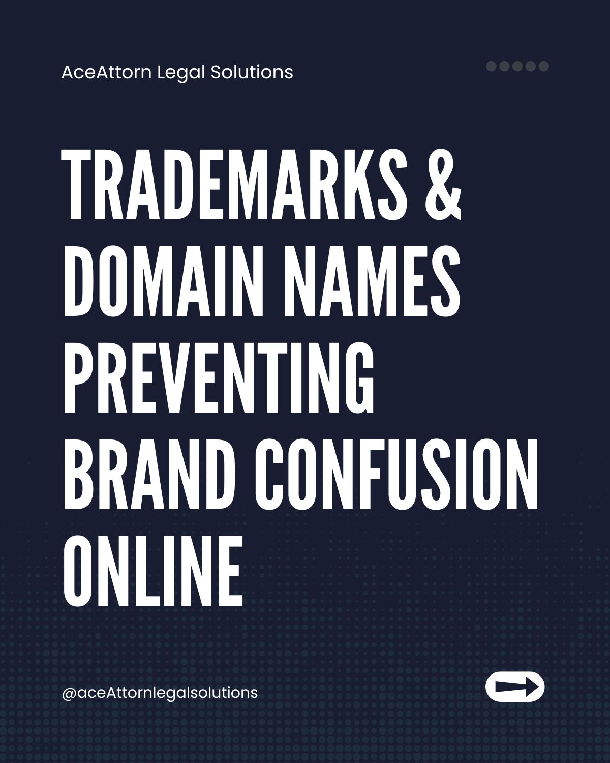 Consistency between your trademark and domain name builds a strong brand identity and prevents customer confusion. Start with securing your domain name and protecting it with a trademark!